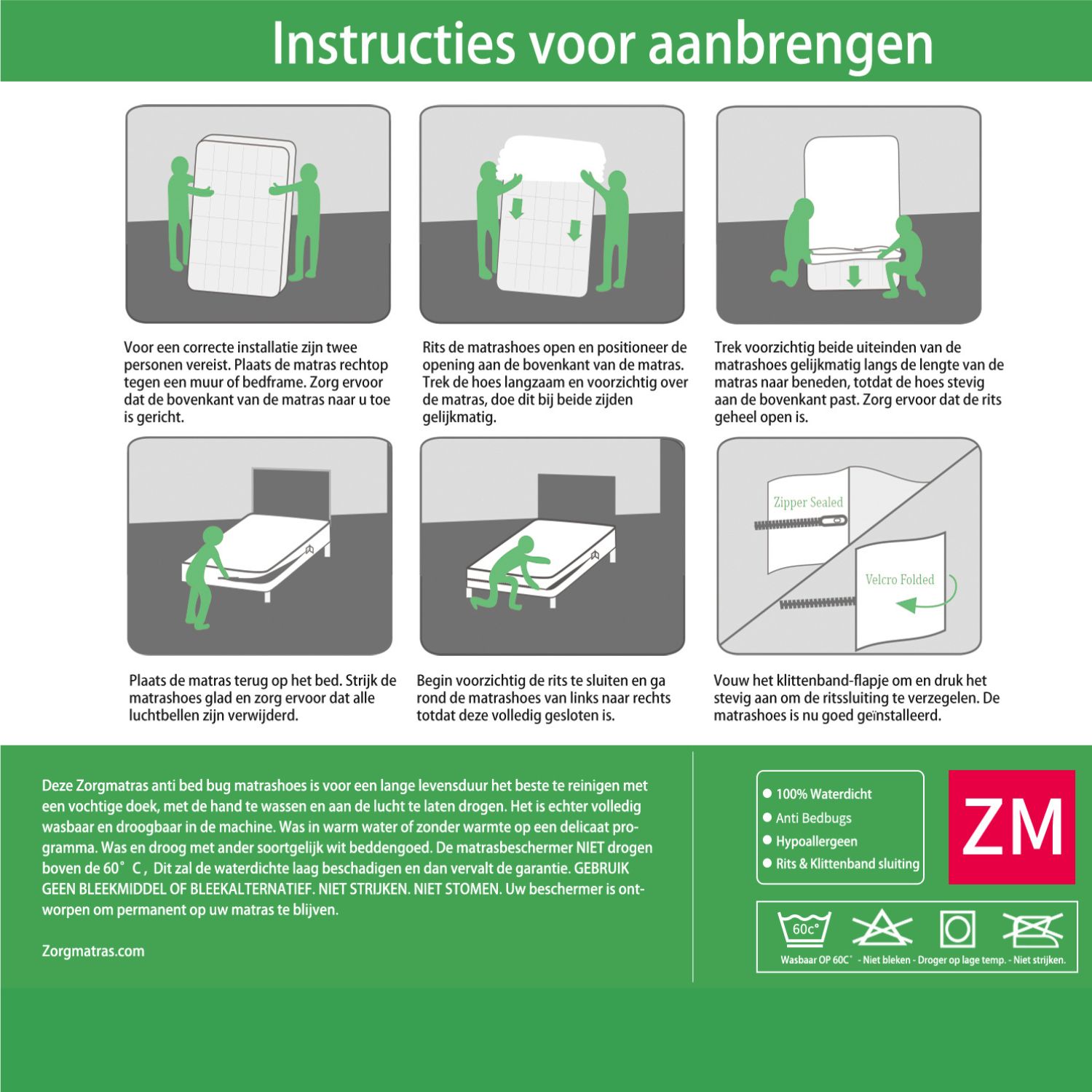 Anti huisstofmijt matrashoes - 8