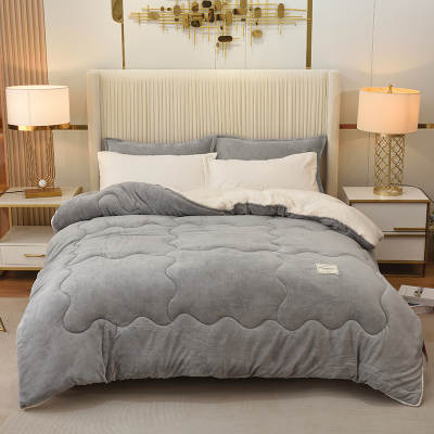 Dekbed zonder overtrek - Teddy - grijs - Teddy