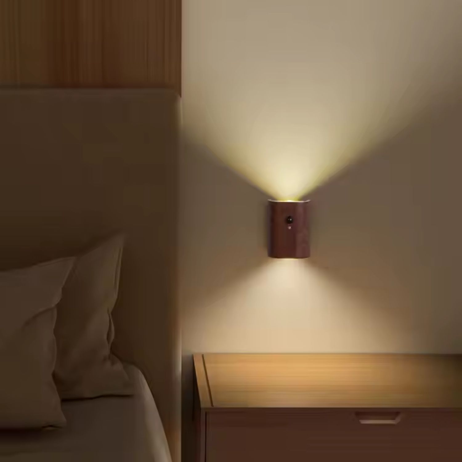 Draadloos wandlampje met bewegingsensor