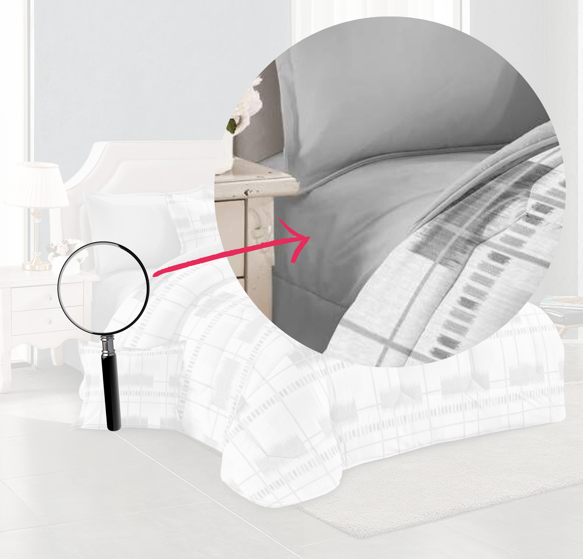 Hoeslaken dessin Gloria - 140x200 - 180x200 - 90x200