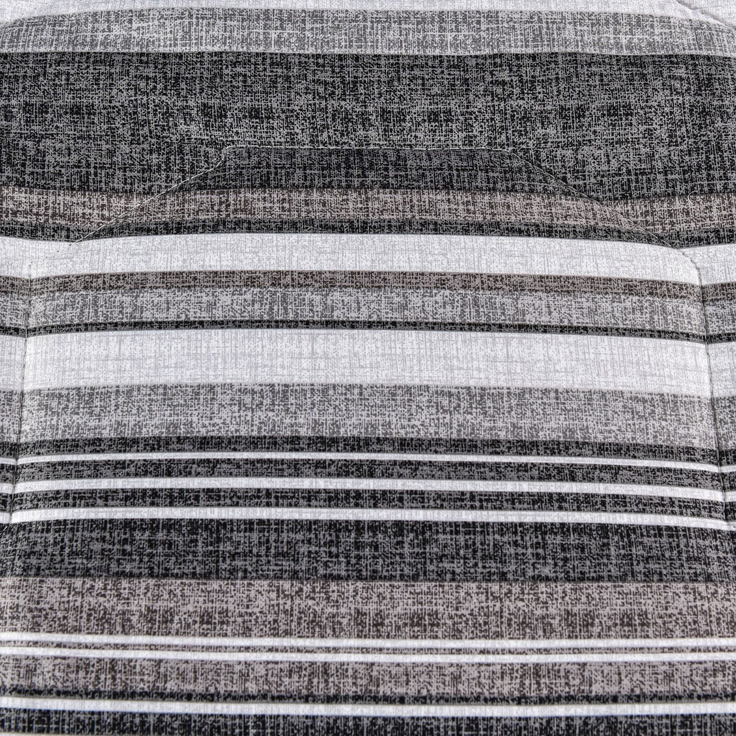 Lazy Dekbed zonder hoes - Velvet - grijs/zwart